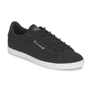 Achat de Le Coq Sportif Agate Lo S Nubuck Noir - Chaussures Baskets Basses Femme